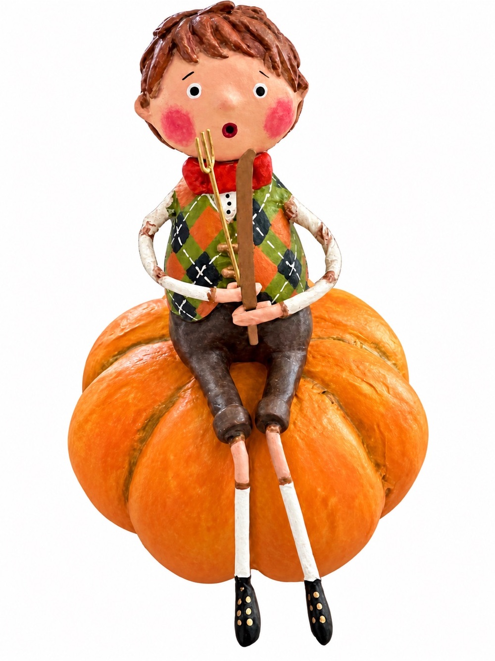 Lori Mitchell Peter Pumpkin Eater Figurine 6"